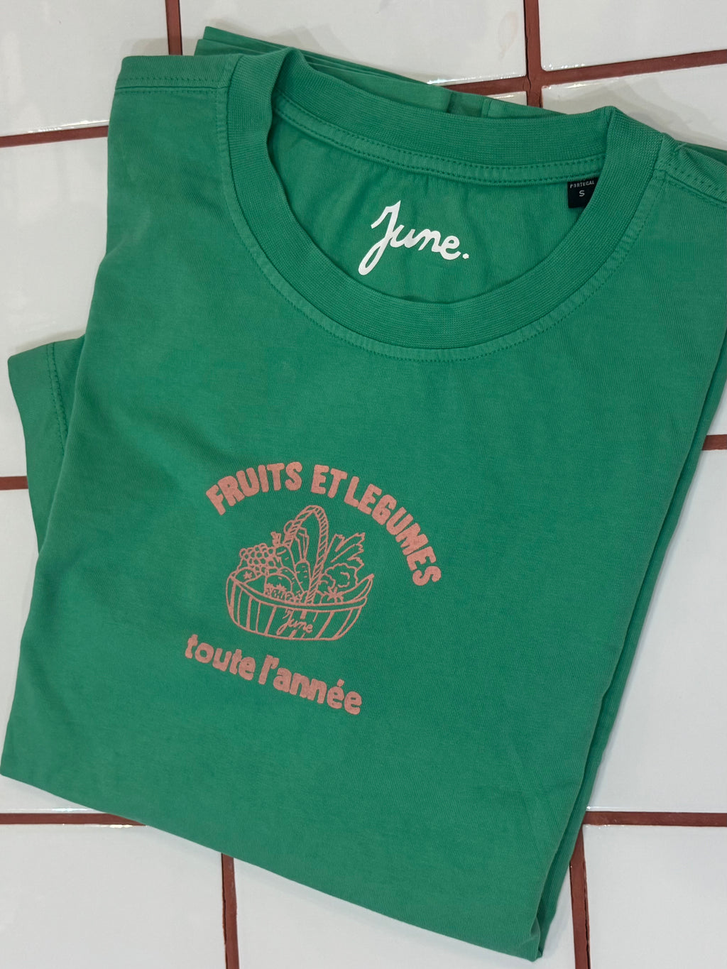 T-shirt Panier vert