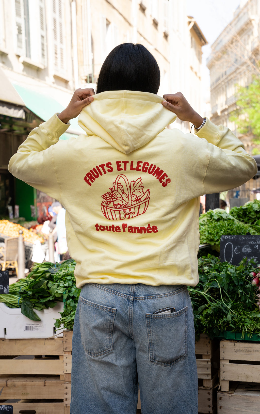 Hoodie citron