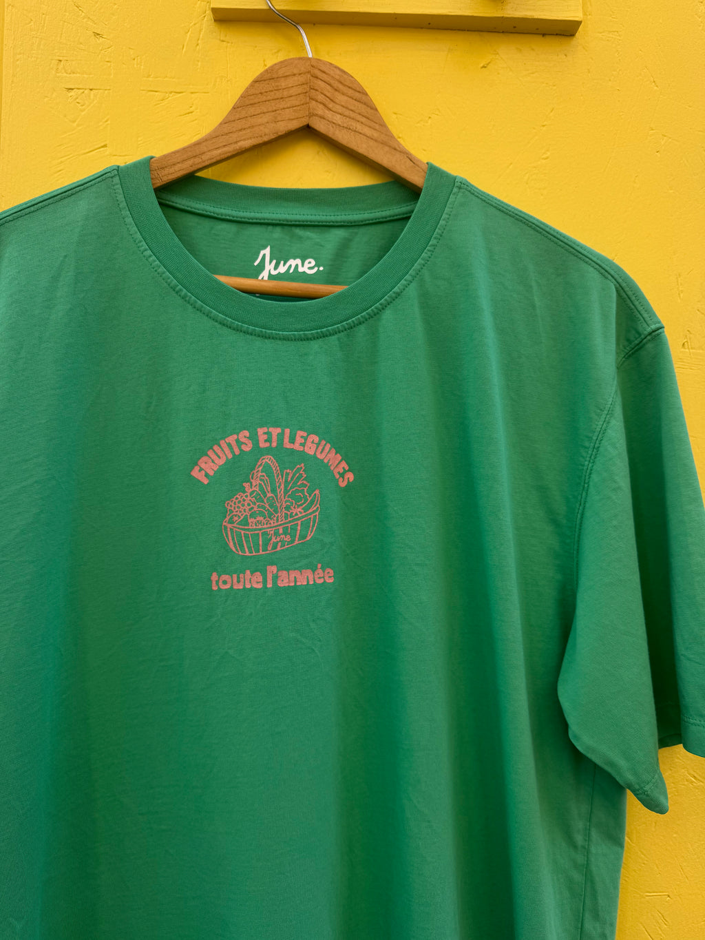 T-shirt Panier vert